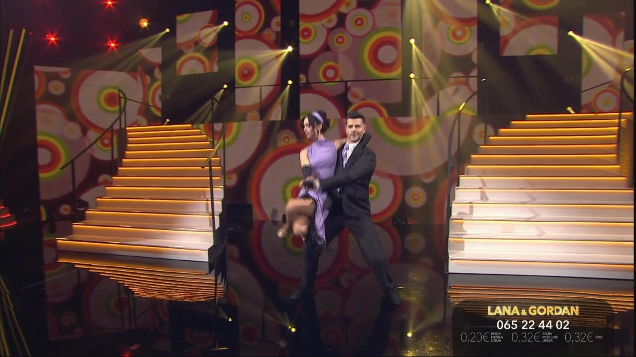Lana Ujević Telenta i Gordan Vogleš plešu tango uz njezin glas, Foto: HTV/HRT