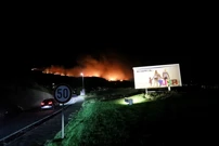 Gori u Tučepima, zatvorena državna cesta, Foto: Ivo Ravlic /CROPIX