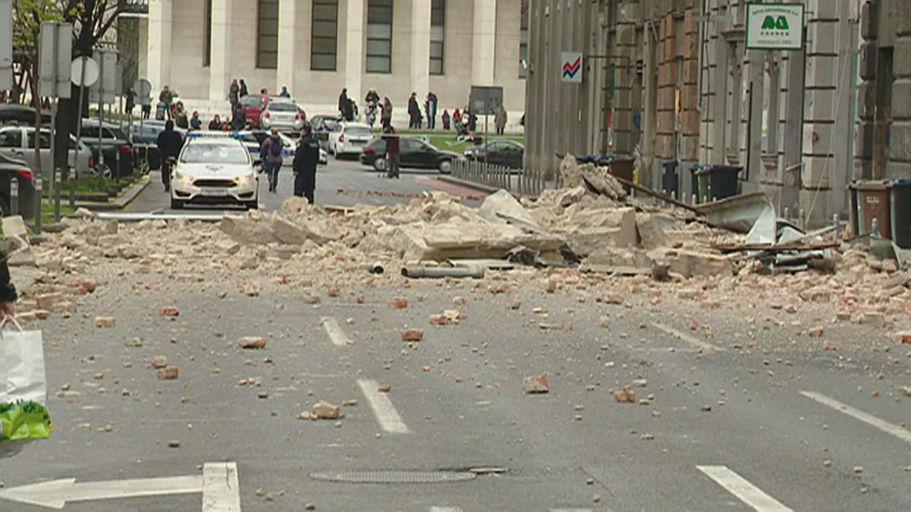 Potres u Zagrebu, Foto: Regionalni dnevnik/HRT