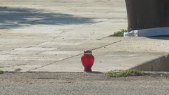 Svijeća na mjestu tragedije