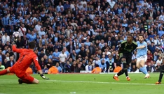 Silva zabija za vodstvo Cityja, Foto: Carl Recine/REUTERS