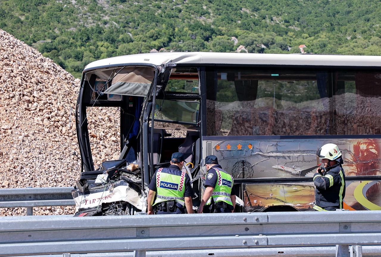  Sudar dva autobusa na A1 , Foto: Ivana Ivanovic/PIXSELL