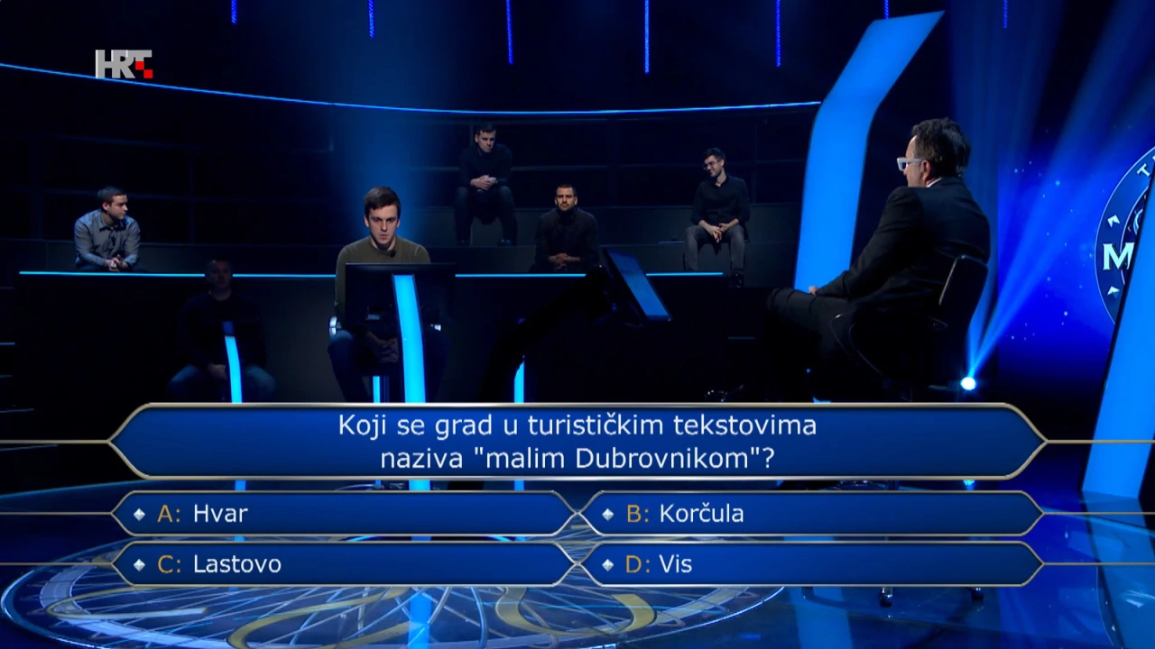 Dominik Čolak , Foto: Tko želi biti milijunaš?/HRT