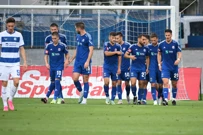 Slavlje nogometaša Rudeša nakon gola Osijeku, Foto: Goran Mehkek/CROPIX