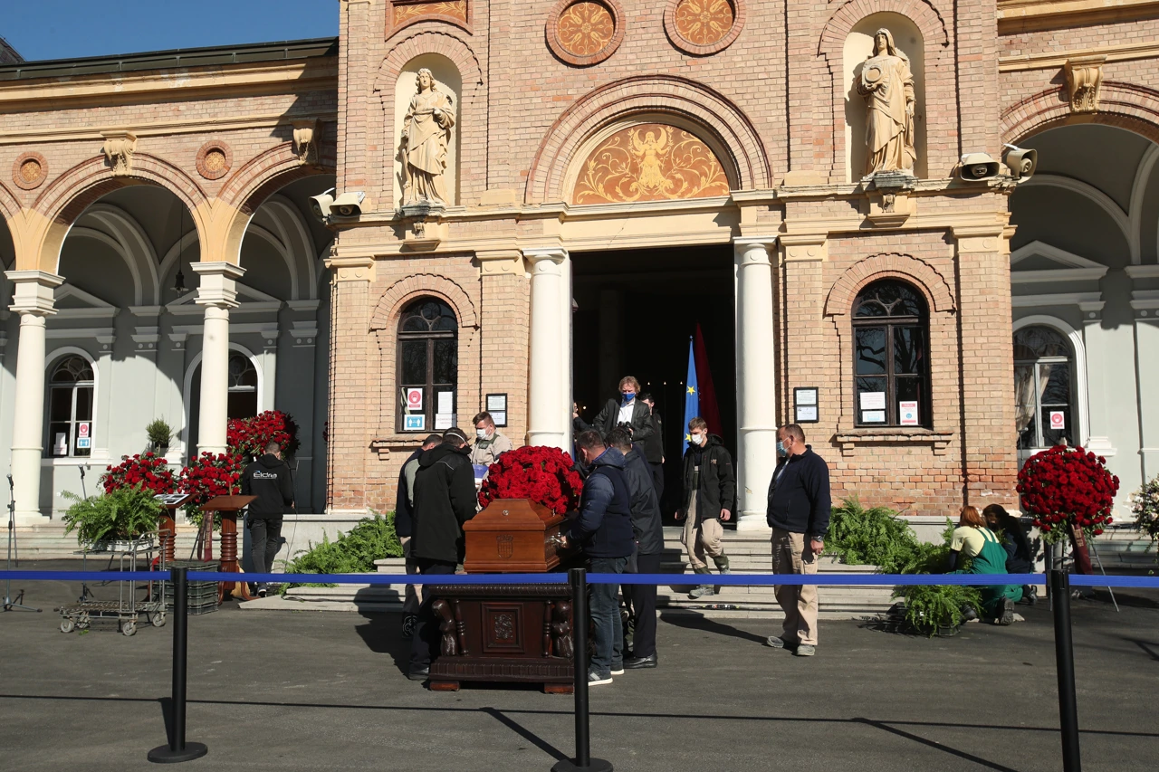 Izložen lijes s Bandićevim tijelom, Foto: Goran Stanzl/Pixsell