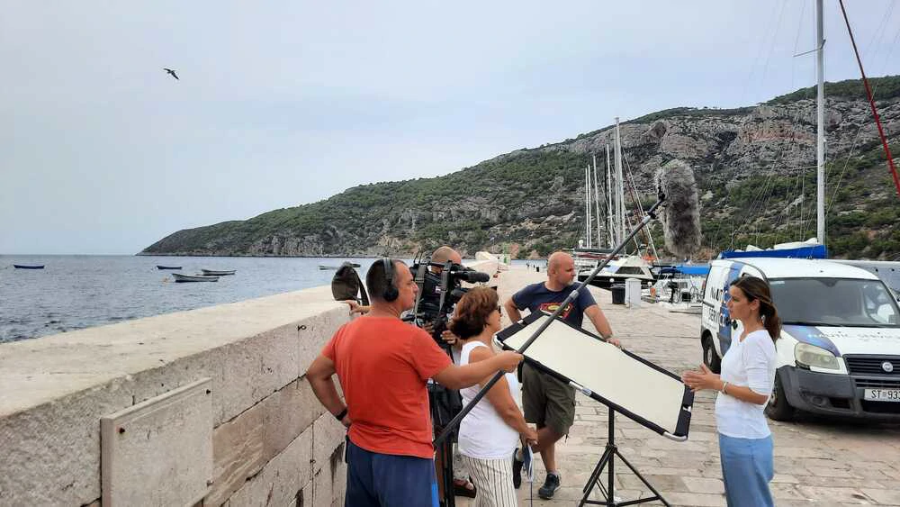 Sa snimanja  znanstveno-popularnog serijala "Razgovor sa stijenama"