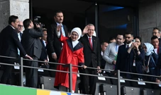 Turski predsjednik Erdogan na utakmici, Foto: Carmen Jaspersen/REUTERS