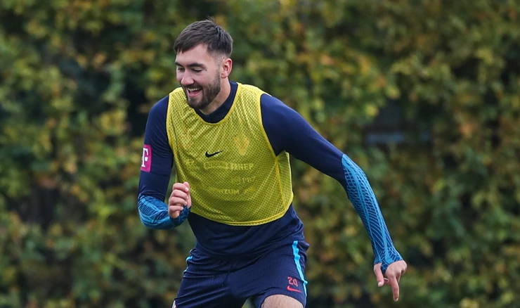 Dion Drena Beljo na treningu Vatrenih