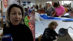 Irina i Nataliia u Karlovcu šiju padobranska krila