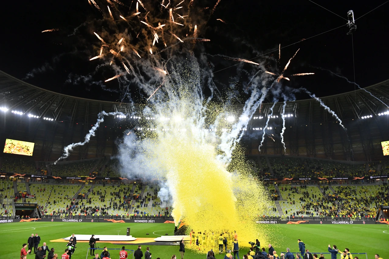Villarreal slavi osvajanje Europske lige, Foto: Adam Warzawa/Pool via REUTERS