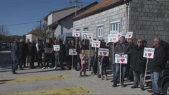 Prosvjed na Tijarici protiv izgradnje Vjetroelektrane Bradarića Kosa