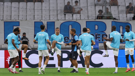 Olympique Marseille na zagrijavanju