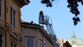 Požar nekoliko stanova u Zanonovoj ulici u Rijeci