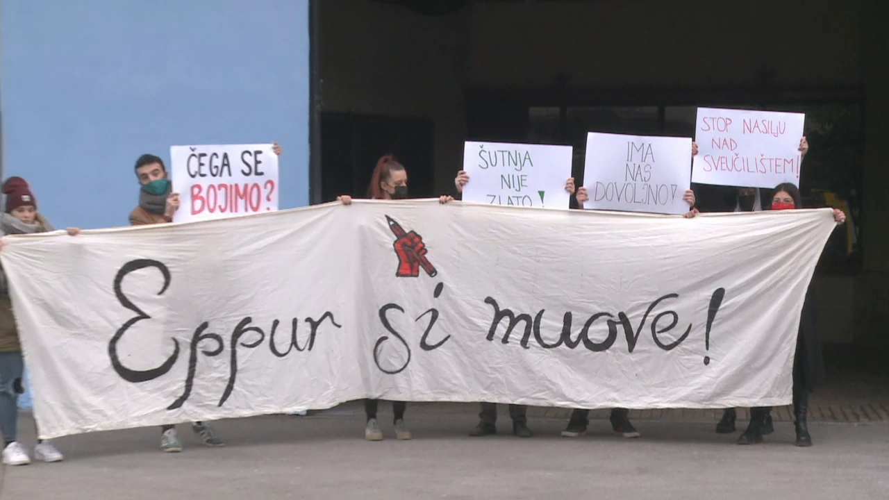 Poruke studenata, Foto: HTV/HRT