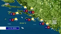 Prognoza vremena , Foto: HTV/HRT