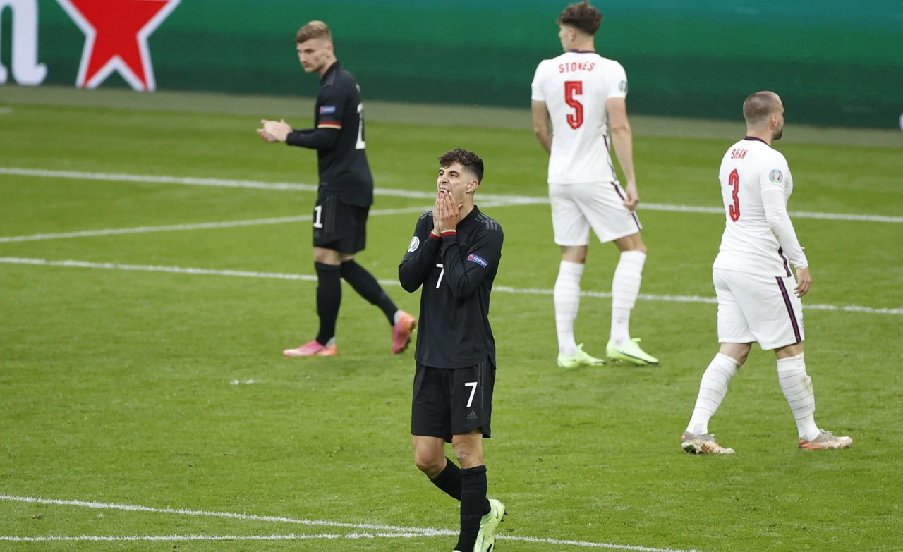 Reakcija Havertza nakon propuštene prilike, Foto: John Sibley/REUTERS