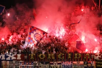 Hajduk - Istra 1961, bakljada Torcide, Foto:  Jakov Prkic/CROPIX
