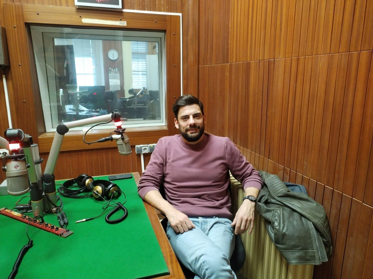 u studiju Radio Rijeke, Foto: Albert Petrović/RR