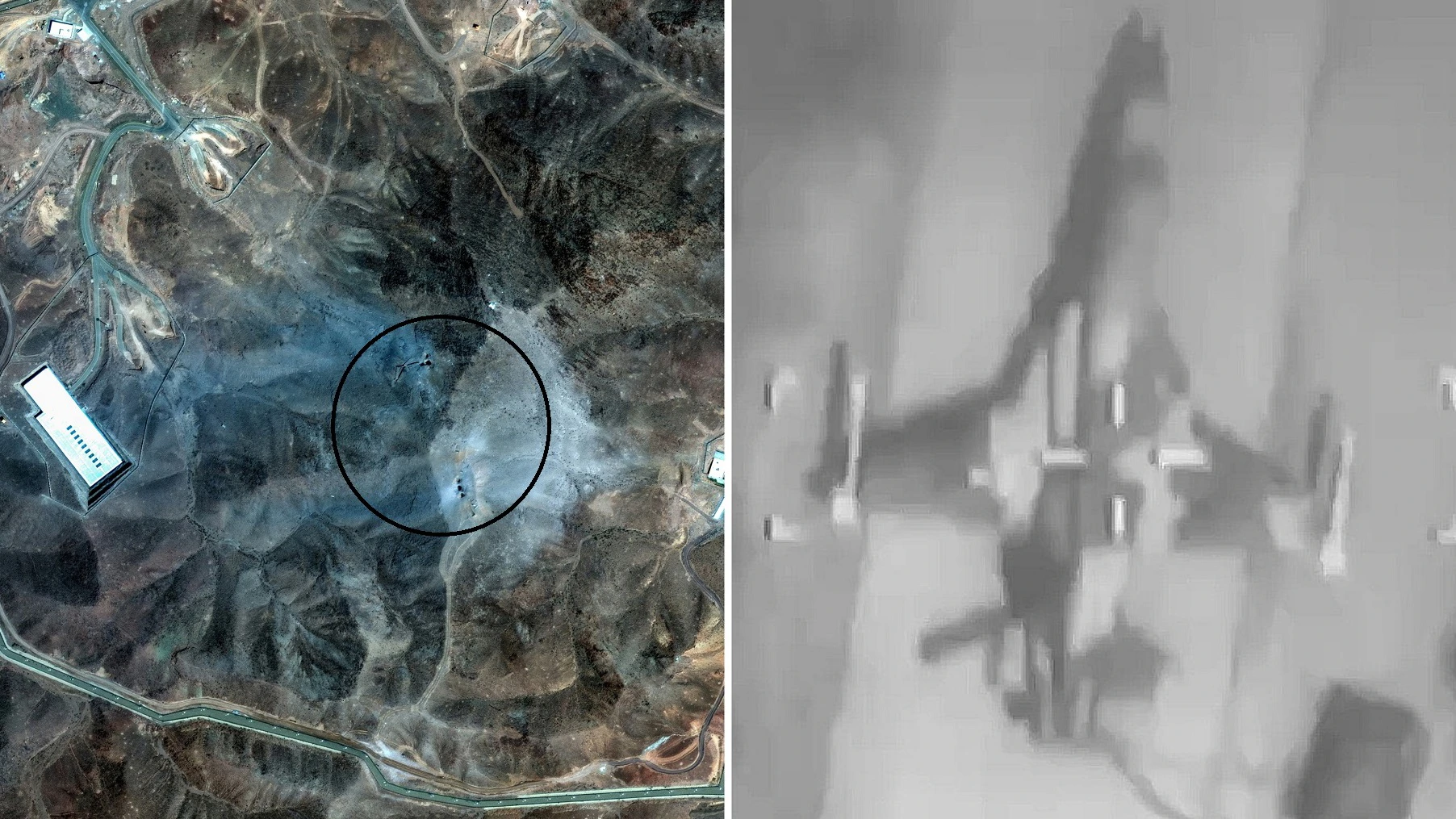Fordow nakon američkog napada / Iranski F-5