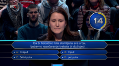Mirna Brkušić, Foto: Tko želi biti milijunaš?/HRT