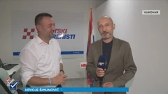 Slavlje u stožeru Marijana Pavličeka