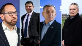 Tomislav Tomašević, Davor Bernardić, Ivica Lovrić i Pavle Kalinić 
