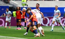 Charles De Ketelerare zabija gol Španjolcima, Foto: Kai Pfaffenbach/REUTERS