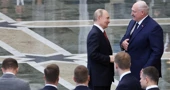Vladimir Putin i Aleksandar Lukašenko u Minsku