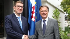 Predsjednik Hrvatskoga sabora Gordan Jandroković i premijer Estonije Kristen Michal 