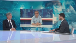 Akademik Bojan Jerbić i akademik Željko Kaštelan