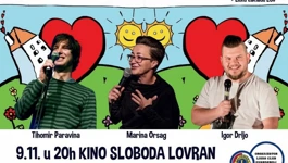 comedy show na kojem će nas nasmijavati Marina Orsag, Tihomir Paravina i Igor Drljo