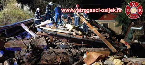 Srušena kuća u Bilju, Foto: JPVP/Grada Osijeka