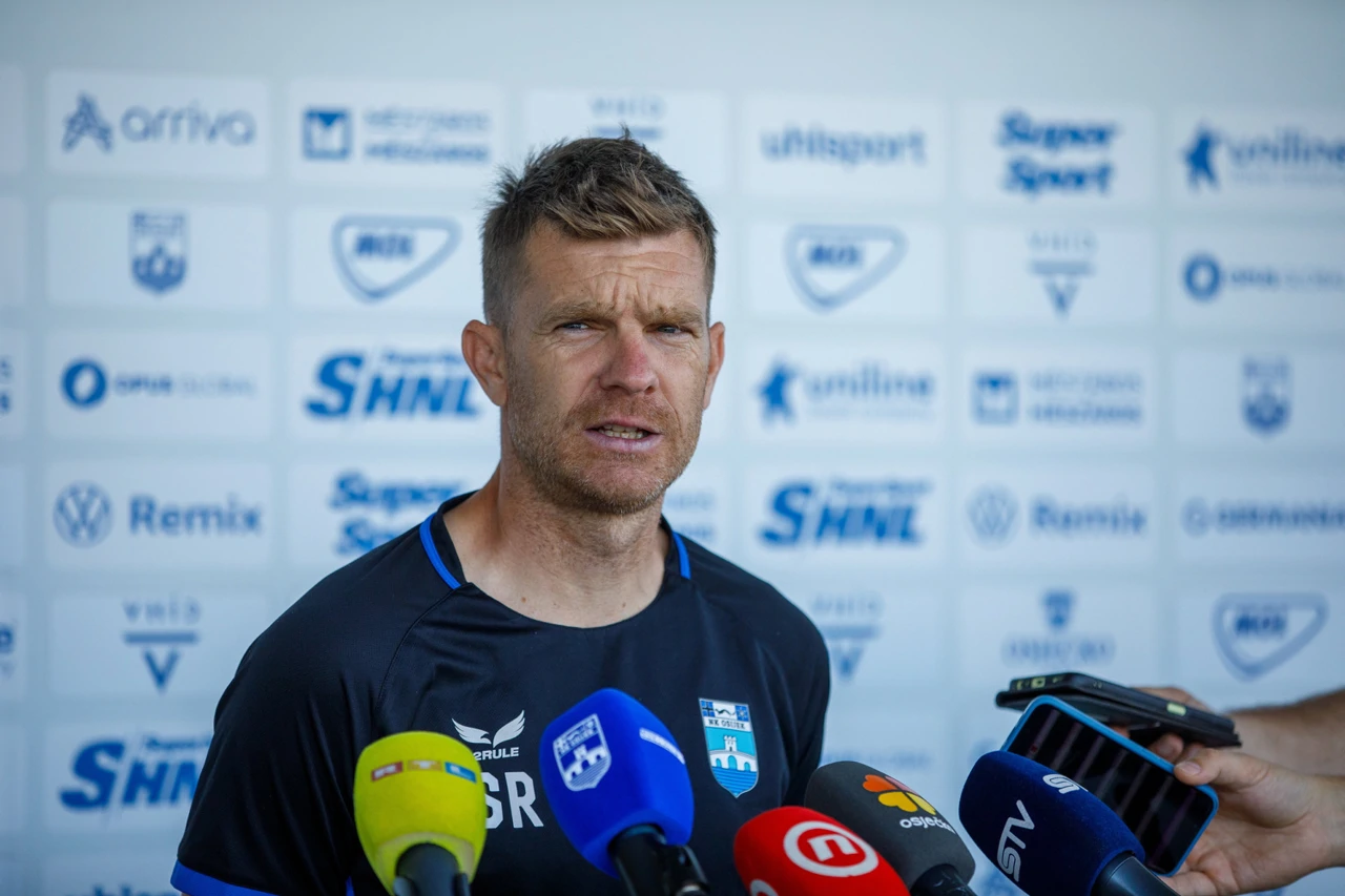 Simon Rožman, trener NK Osijeka, Foto: Vlado Kos/CROPIX