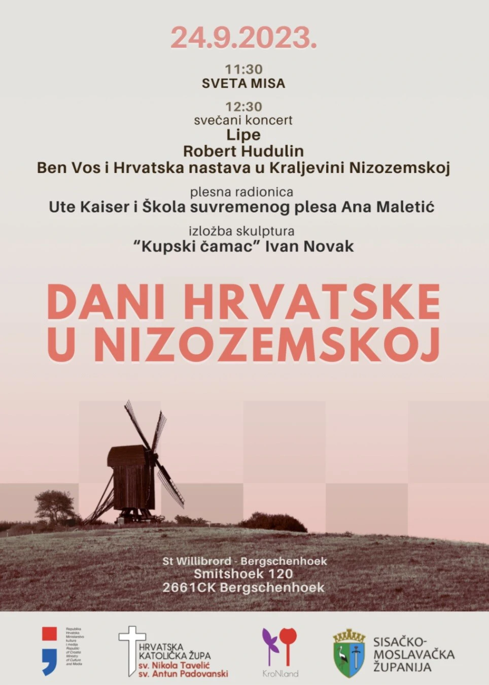 Dani Hrvatske u Nizozemskoj, Foto: plakat/profilna 