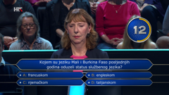 Biserka Haramina, Foto: Tko želi biti milijunaš?/HRT