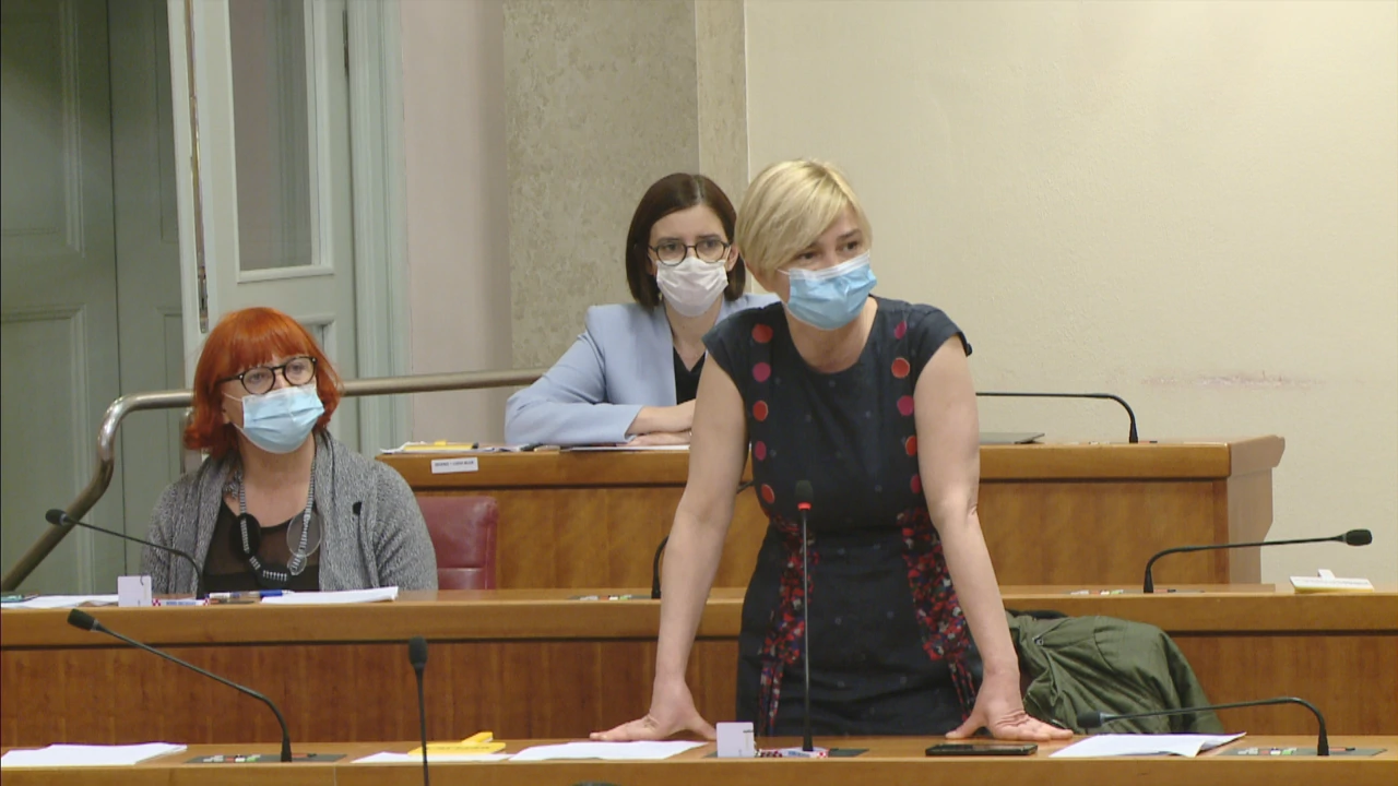 Sandra Benčić, zastupnica Možemo!, Foto: IMS/HTV/HRT