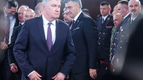 Zoran Milanovic y Andrej Plenkovic 