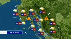 Vrijeme, 24.6.2021., Foto: HTV/HRT