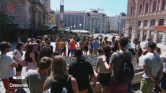 Turisti u Zagrebu 