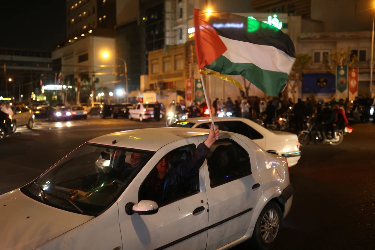 Slavlje s palestinskom zastavom u Teheranu