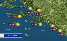 Vremenska prognoza, Foto: HRT/HTV