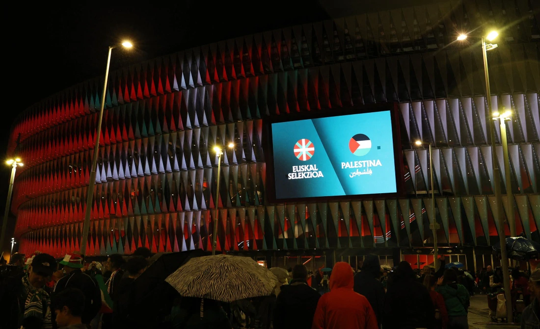 Uoči utakmice Baskije i Palestine 