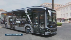 Električni autobus, ilustracija