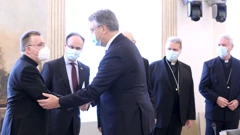 Premijer Andrej Plenković i članovi Stalnog vijeća Hrvatske biskupske konferencije 