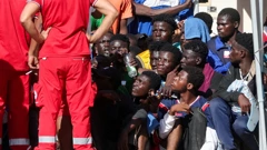 Migranti na Lampedusi
