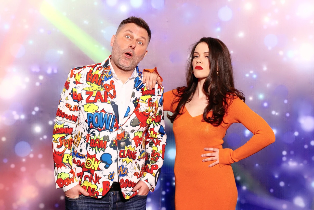 Davor Jurkotić i Gina Damjanović , Foto: Dario Njavro/HRT