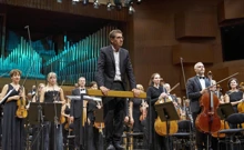 Četvrtak, 9. travnja na Trećem, Foto: Ivan Krpan i Simfonijski orkestar HRT-a pod ravnanjem Pascala Rophéa - KD V. Lisinski, prijenos /HRT