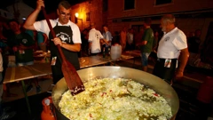 Brudetijada u Opuzenu, arhivska fotografija