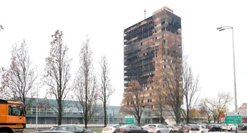 Vjesnikov neboder nakon razornog požara