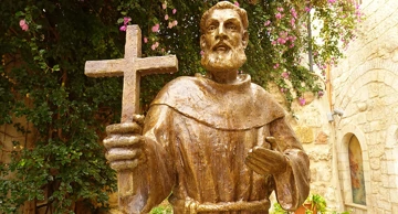 Kip sv. Nikole Tavelića na Sionu 